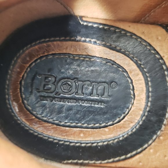 Born Comfort & Casual Leather Black Oxford Size 9 - Picture 13 of 16